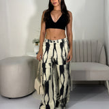 Crop Top Rib Copas Negro