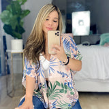 KIMONO FLORAL PALO DE ROSA