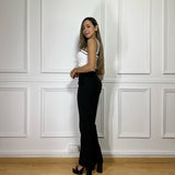 Pantalon Straight Negro