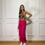 Parachutte Pant Fuscia