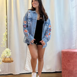 Chaqueta Oversize Denim Oscuro