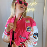 Chaqueta Parches Fuscia