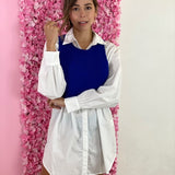 Chaleco de Punto Azul