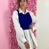 Chaleco de Punto Azul