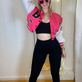 Chaqueta Parches Fuscia