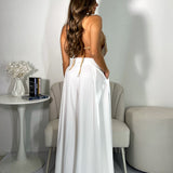 Top Malla Rhinestone Dorado