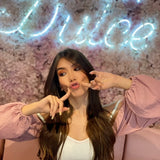 TOP CORTO BLANCO MANGA ROSA