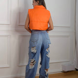 Chaleco Street Naranja