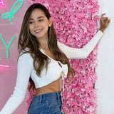 Busito Aro de Punto Blanco