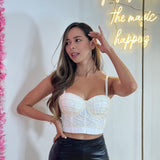 Corsé Blanco Perlas