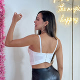 Corsé Blanco Perlas