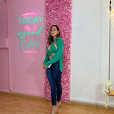 Camisera Top Cruzado Verde