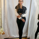 Chaqueta Beisbolera Negra B