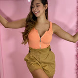 Top Punto Cierre Naranja