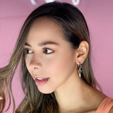 Aretes Llaves Plateado