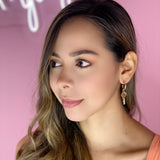 Aretes Llaves Dorado