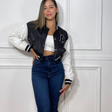 Jacket Beisbolera A Negra