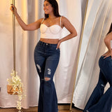 Top Copitas Diamond Blanco