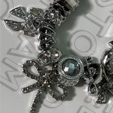 Pulsera Charms Plateada Monos