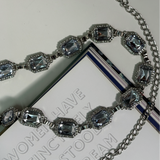 Cadena Diamonds Plateada