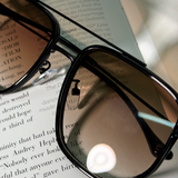 Gafas Aviador Lente Café Clear