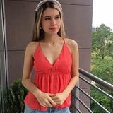 BLUSA ROSADA FLORES AMARILLAS