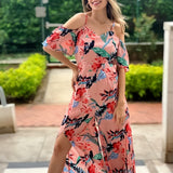 ENTERIZO ROSADO FLORES