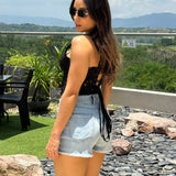 Corset Croche Negro