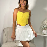 Falda Globo Blanca BB