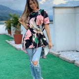 BLUSON CON ESTAMPADO FLORAL