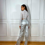 Busito Mesh Transparencia Diamond Blanco