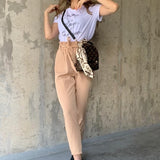 PANLATON BEIGE CINTURA ALTA