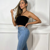 Flor superior Cruzado Negro