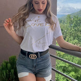 CAMISETA BLANCA ERES AMADO