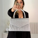 Bolso Cartera Plata