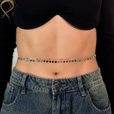 Cadena Lentejuelas Plateada