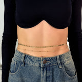 Cadena Lentejuelas Dorada