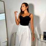 Corset Princesa Negro Lentejuelas