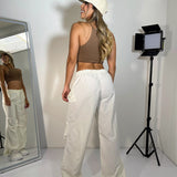 Cami Top Tiras Brown