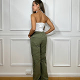 Pantalón cargo Drill Olive