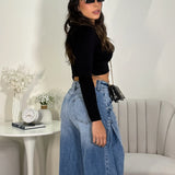 Cropped Busito U Negro
