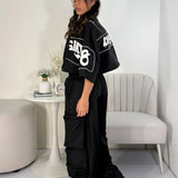 Cargo Parachutte Pant Negro