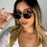 Gafas Old Money Doradas Negro