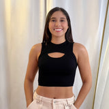 Básica Doble Top Negra