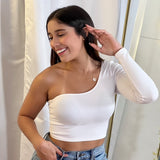 Busito Manga Sola Blanco