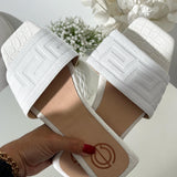 Sandalia Plana Blanca